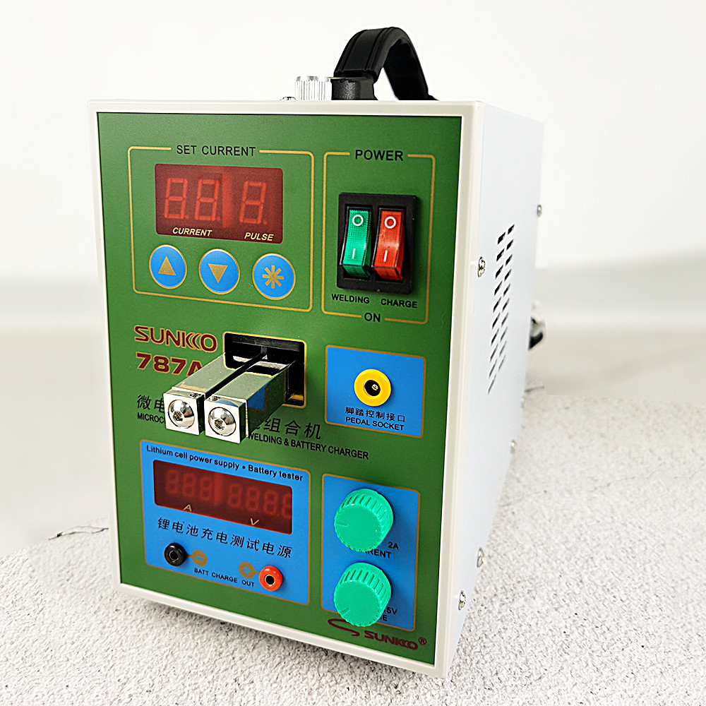 Diskon 787A Spot Welder with LED light Battery Welder Applicable Notebook Phone Battery Precision We