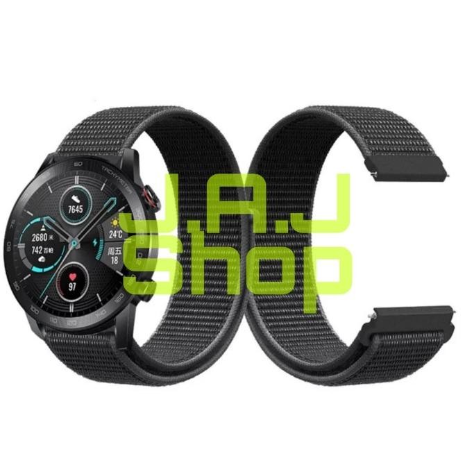 STRAP NYLON NILON VELCRO TALI JAM HONOR MAGIC WATCH 2 46MM WATCH BAND Stok Terbatas