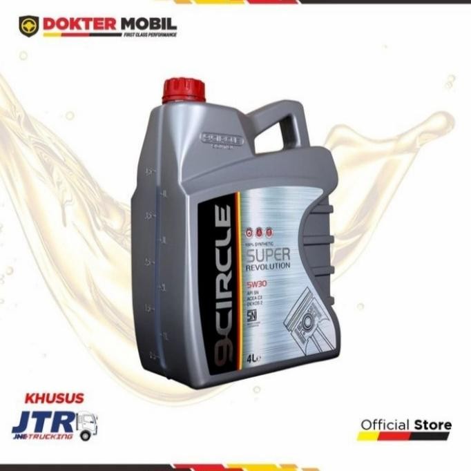 Oli Mobil Terbaik 9 Circle - 10W 40 Synthetic Engine Oil Wert Plus 1L