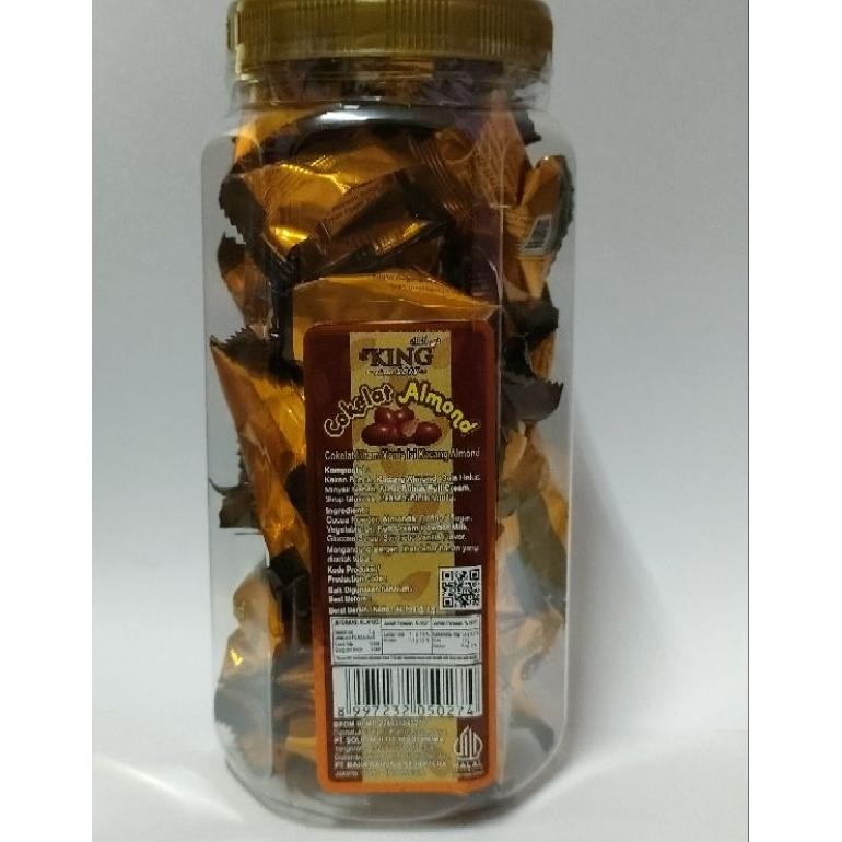 

ORIGINAL 1 Toples (Isi 40 Pcs) Coklat Almond d' KING Ke-80