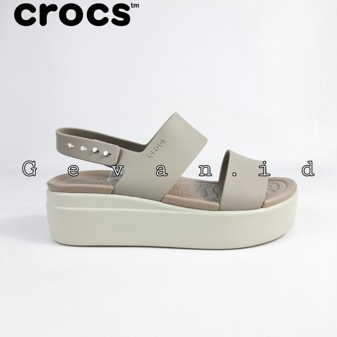 Terbaru, Crocs Broklyn Wedges/Sepatu Sandal Crocs/Crocs Wanita Original