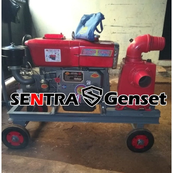 Pompa Air Diesel 6 Inch Dongfeng Stater Electric Komplit