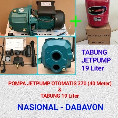 Pompa Air Jet Pump Otomatis 370-40 Meter (Termasuk Tabung) Nasional