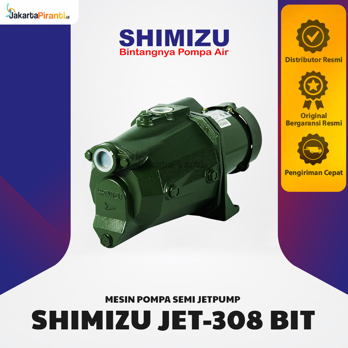 Mesin Pompa Air Semi Jetpump Semijet Shimizu Jet-308 Bit