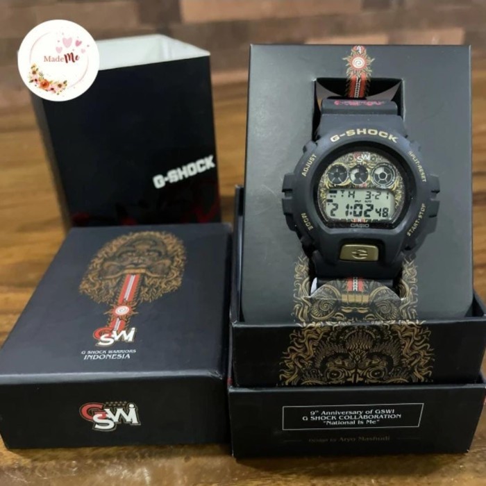 TERJAMIN Jam Tangan Limited Edition G-Shock GSWI Rangda DW-6900 Original Full Set