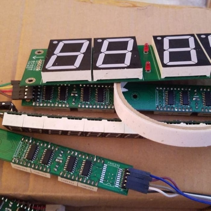 EKSLUSIF PROMO Kit JWS 7 Segmen 2.3 in - Modul Jam Masjid 7seg 2.3inch