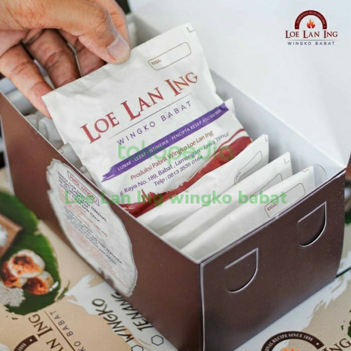 

Loe Lan Ing Wingko Babat Small isi 10