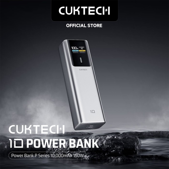 CUKTECH 10 POWER BANK 10000MAH 150W USB TYPE-C FAST CHARGING