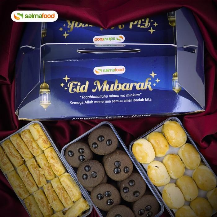 

Kue Salmafood Bakery Sepaket Kue Kering Nastar Kastangel Choco Chips