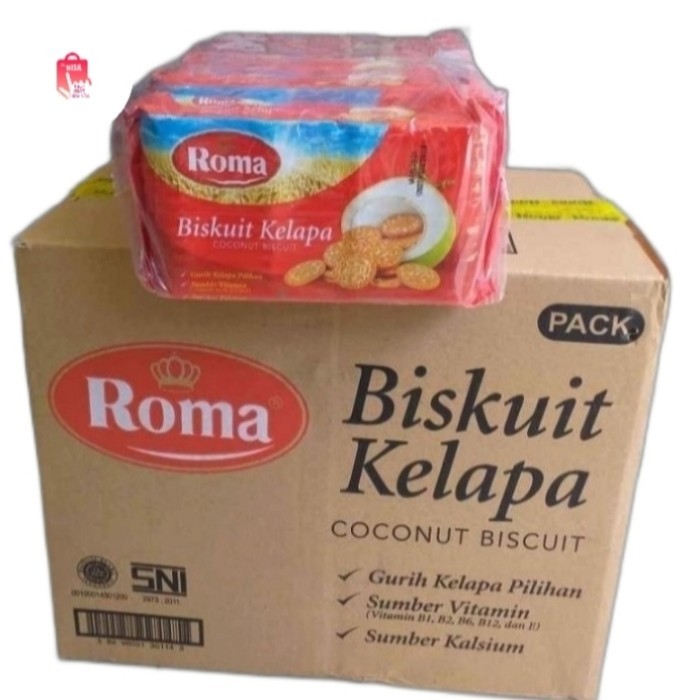 

Roma Biskuit Kelapa 300 gram (1 dus/28 pcs)