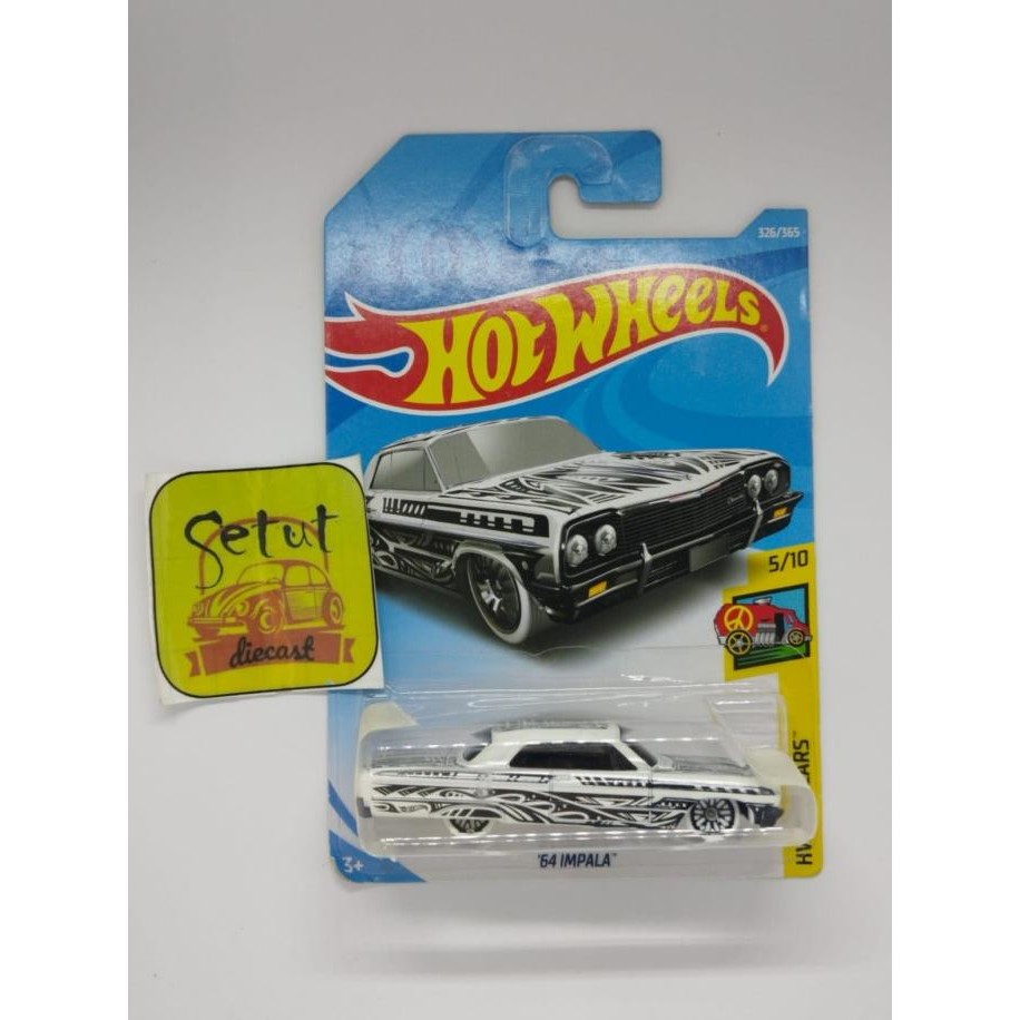 HOT WHEELS HOTWHEELS 64 IMPALA PUTIH WHITE
