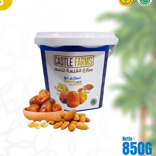 

Kurma Sukari Almond Ember Kurma Sukkari Almond Organik Premium Empuk