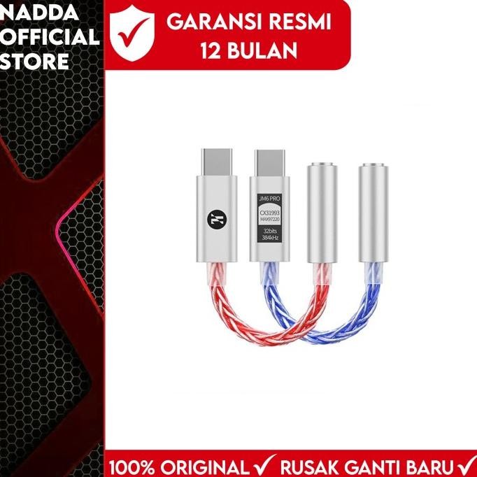 Produk Baru JCALLY JM6 Pro Hires CX31993+MAX97220 DAC Type C to 3.5mm Adapter Converter