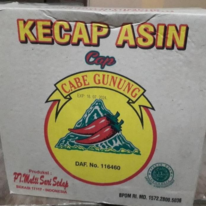 

Ecap Ain Cap Cabe Gunung 625Ml Du 12 Botol