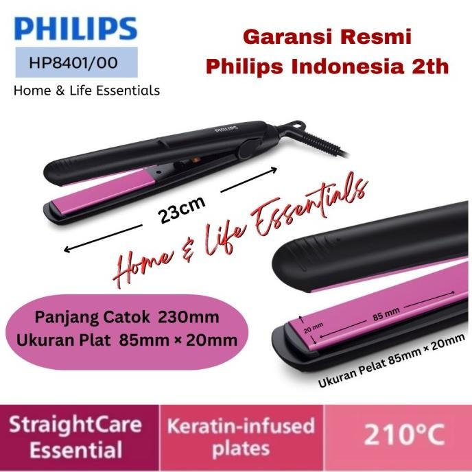 Catokan Rambut Philips Hp8401 Catok Rambut Philips Hair Straightener Original Dan Terpercaya