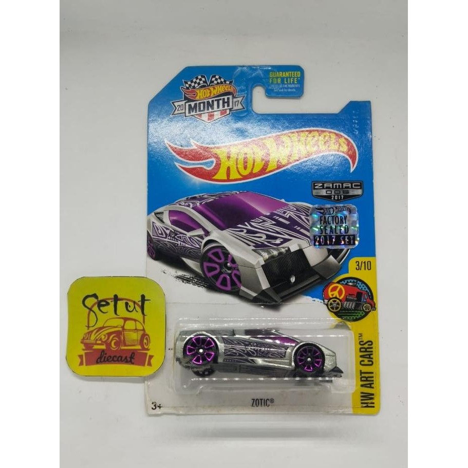 HOT WHEELS HOTWHEELS ZAMAC ZOTIC FACTORY SEALED FS