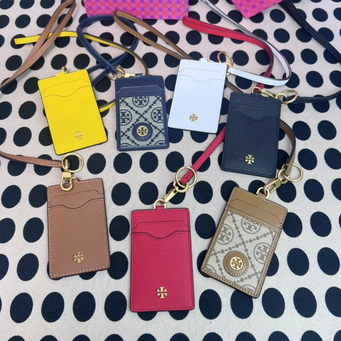 

(Alts) Tory Burch New 100% Original Work Card Holder Lanyard