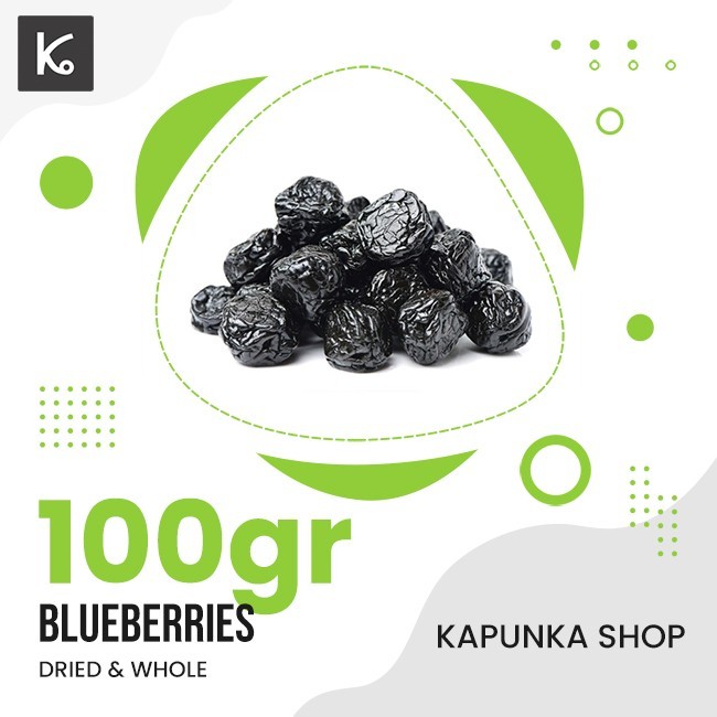 

Dried Bluberry 100 Gram/Bluberry Kering Premium 100 Gram