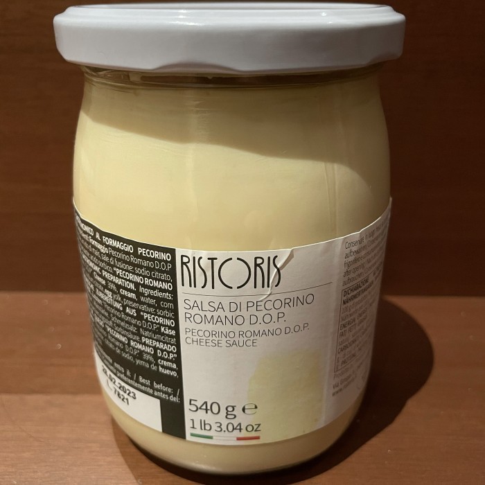 

ristoris pecorino romano cheese sauce 540gr made in Italy