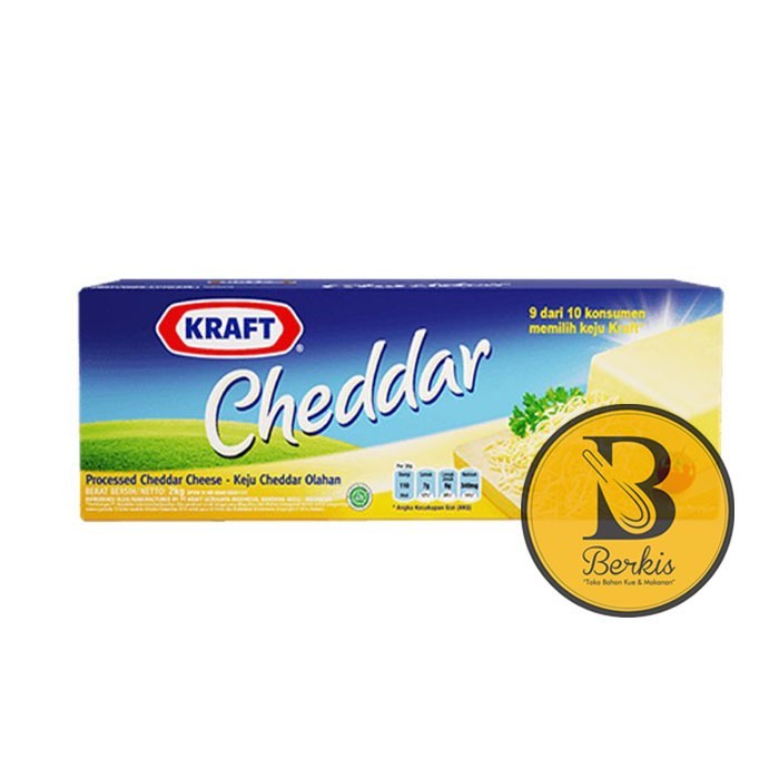 

Kraft Keju Cheddar 2 Kg ; Kraft Cheddar Cheese
