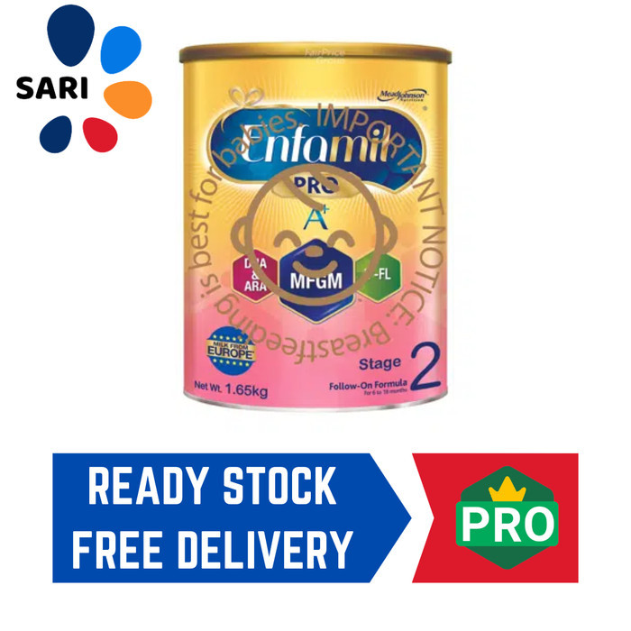 

Enfamil Pro A+ Follow On Infant Milk Formula Stage 2 1.65kg