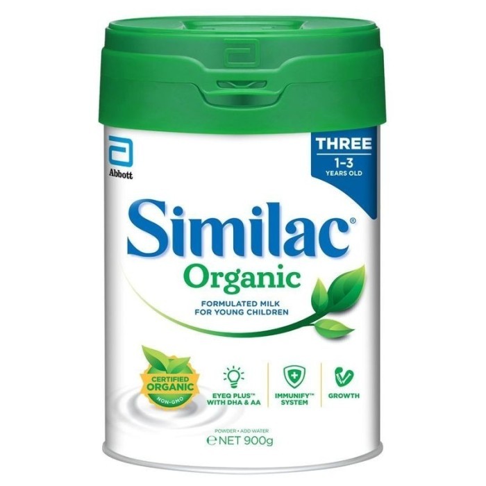 

Abbott Similac Organic Formulated Mlik Formula Stage 3 900g