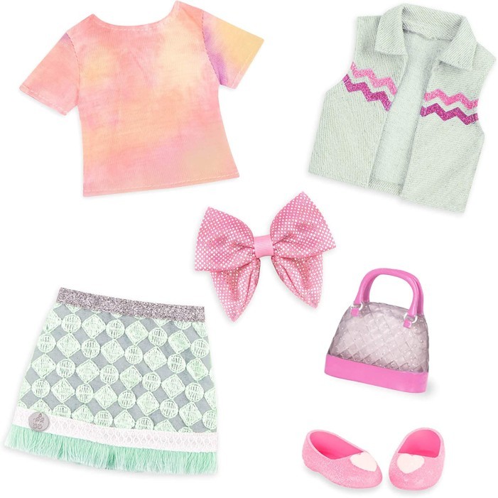 

Glitter Girls by Battat Dazzling Denim Skirt & Top Deluxe Outfit