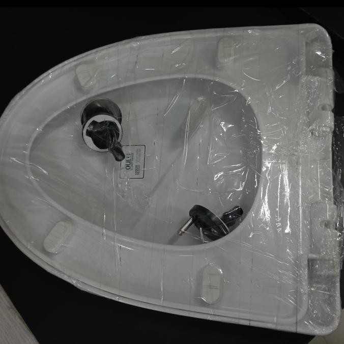 OULU CLOSET SEAT COVER A907 WHITE TUTUP KLOSET