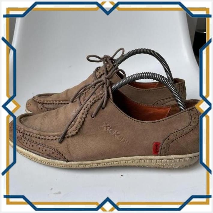 [ATM] SEPATU SNEAKER KICKERS TAN BROWN AUTHENTIC SECOND ORIGINAL