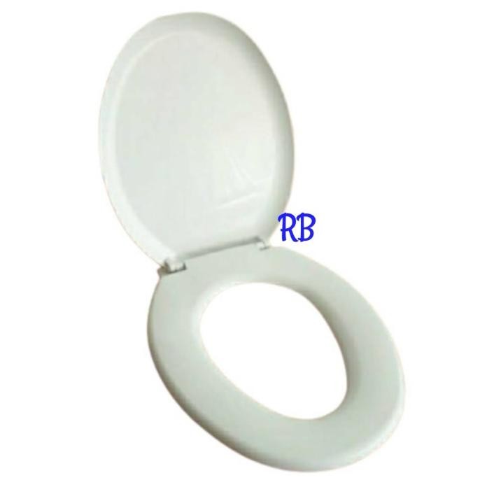 TUTUP CLOSET MODEL TOTO - DUDUKAN TOILET WARNA PUTIH