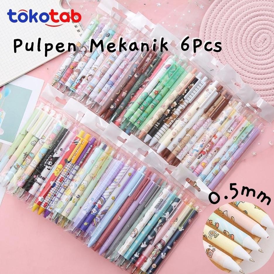 

Tab 6Pc Pul Gel Meani 0.5Mm Ballpoint Meani 6 Pc Tean Gel Alat Tuli Antor