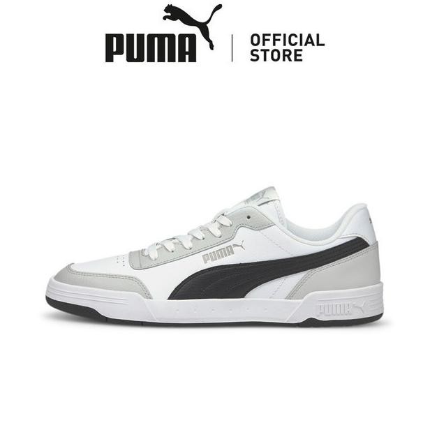PUMA Sepatu Sneakers Caracal Puma White-Puma Black-Gray Violet