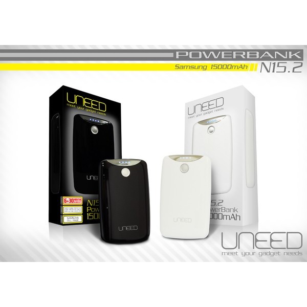 Powerbank Uneed 15000 Mah / 15.000Mah/ Power Bank Uneed