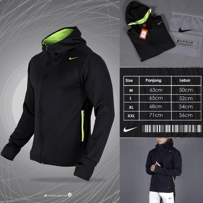 NIKE TRAINING JACKET THUMBHOLE | JUMPER RUNNING | JAKET NIKE SPORT ORI