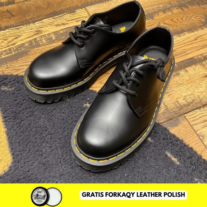 Dr Martens 1461 BEX Black Smooth 3 Eye Docmart