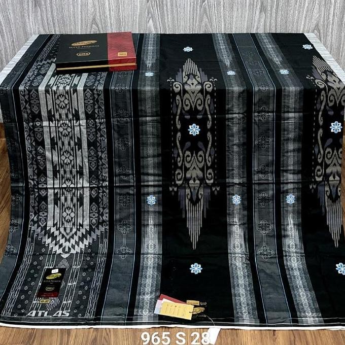 Terjangkau Sarung Atlas Super Premium Type 965 Kulatas Gold Hitam