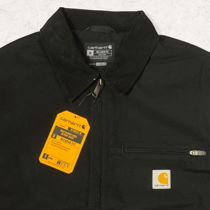 Carhartt 103828 - Detroit Jacket - Blanket Lined BLACK