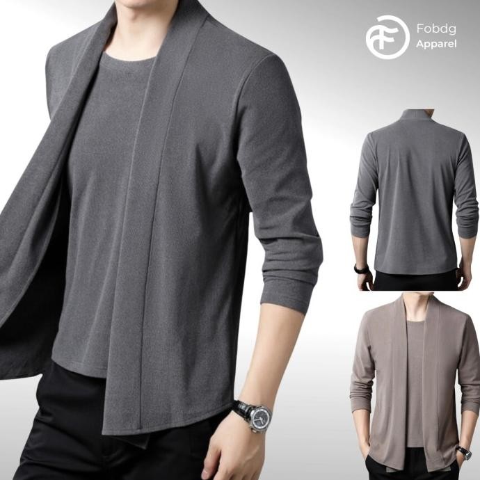 Fobdg Baju Kaos Blazer Matoa Lengan panjang Bahan Cotton