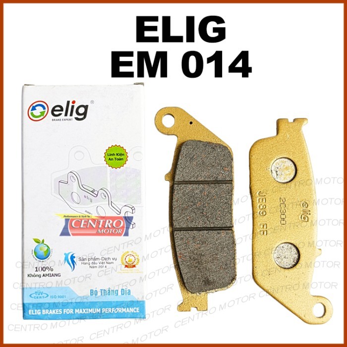 Elig Em 014. Kampas Rem Depan Cbr 250R Non Abs Elig Ceramic Brake