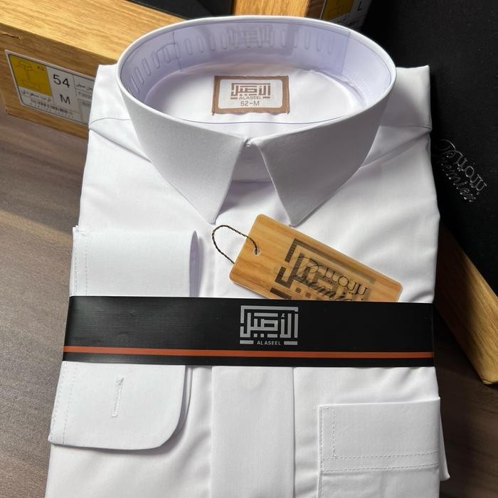 Gamis Saudi Al Aseel Priemer Original Kerah Kemeja Manset {TerlarisBest Seller}