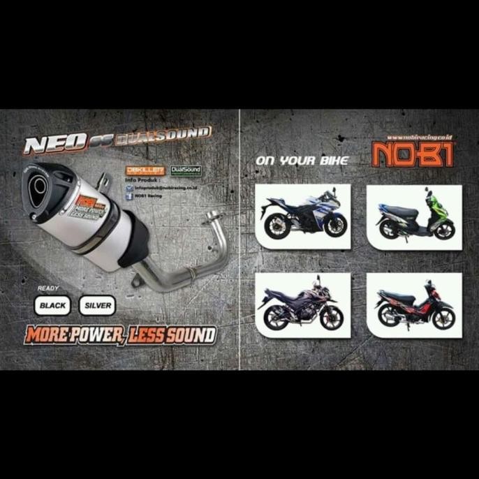 Promo KNALPOT NOBI NEO SS MOTOR HONDA VARIO 125/150 /PCX 125 COD