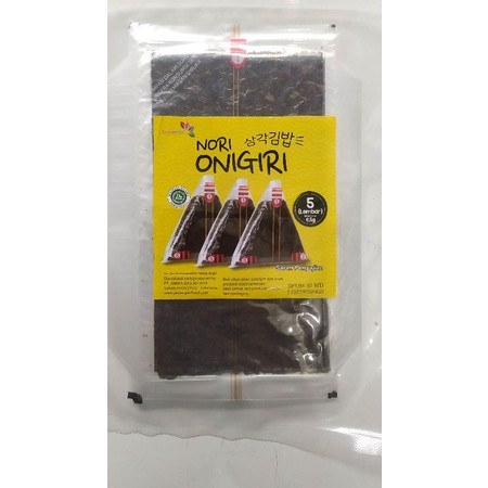 

NORI ONIGIRI / NORI WRAPPER / NORI TRIANGLE / NORI SUSHI 50 LEMBAR