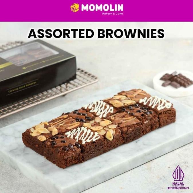 

Sale Now Momolin Bakery Assorted Brownies - Brownies Mix Topping Sekat Brownkat Berkualitas
