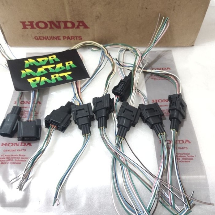 TERLARIS TERLARIS KABEL SOKET SENSOR CKP SOKET PLUS KABEL CKP HONDA PIN6 BEAT ESP VARIO SCOPPY VARIO