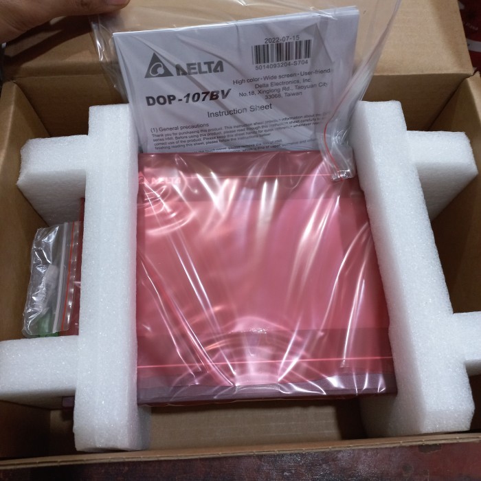 DOP-107BV Hmi/touchscreen Delta DOP 107BV hmi 7" Inci