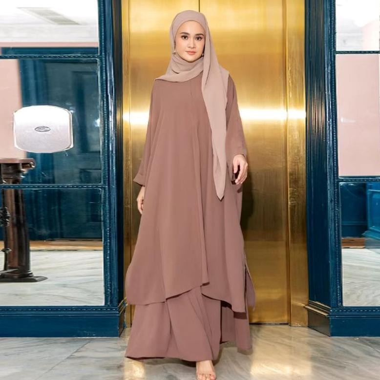 FUZ-611 Terlaris Gamis Kejora Gamis Terbaru Gamis Lesti remaja// Gamis polos remaja size S, M, L, XL