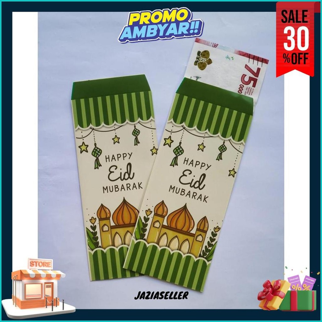

Amplop Lebaran Besar Bebas Pilih Motif (1Pack Isi 10 Amplop) Original Produk