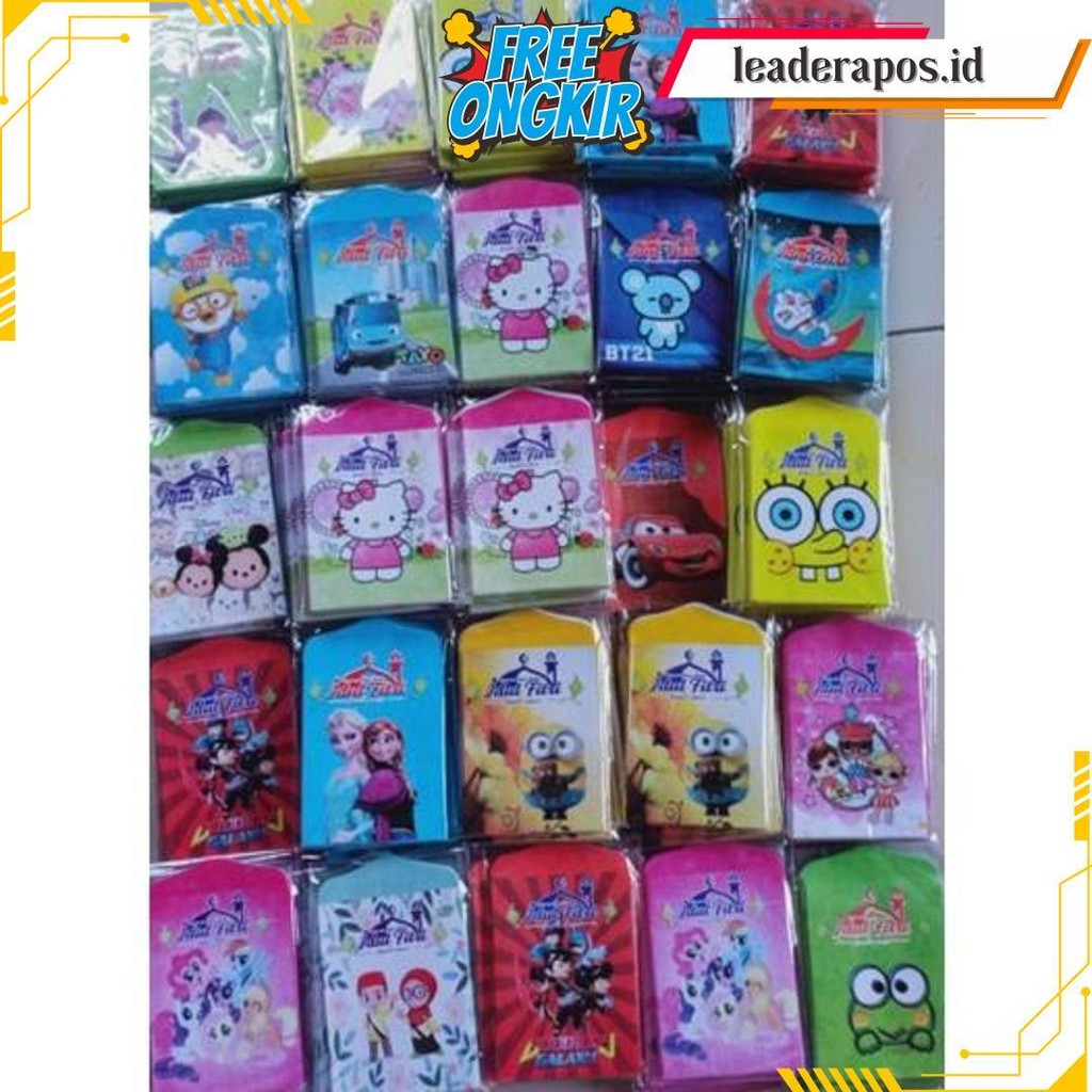 

1 Pack Amplop Lebaran Medium Karakter Cod