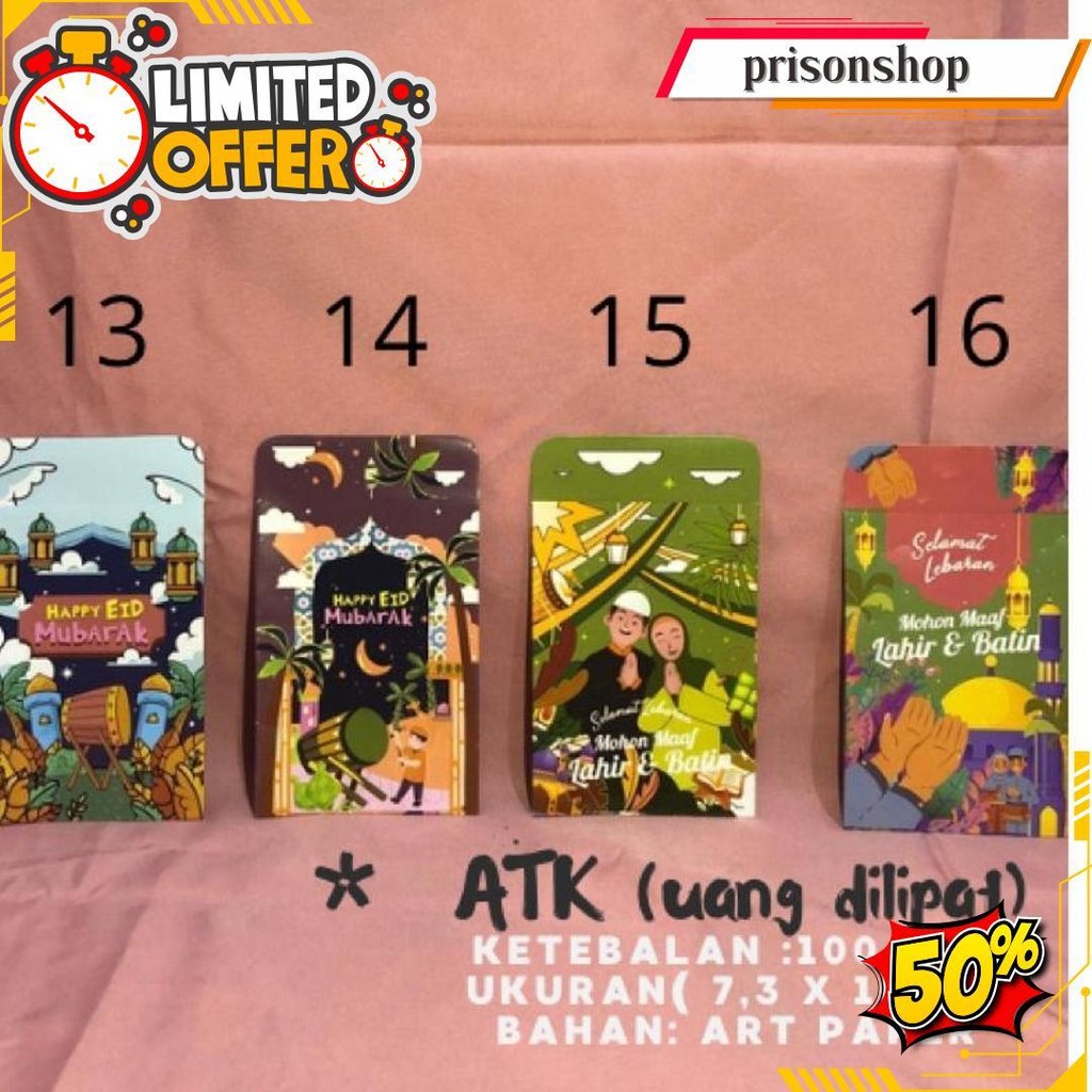 

(5 Pcs) Amplop Lebaran 2025 100Gsm Gratis Ongkir