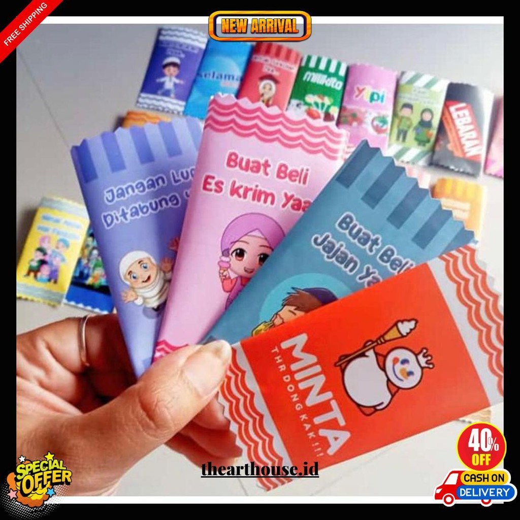 

Amplop Permen Kecil Amplop Lebaran Isi 10Pcs Cod
